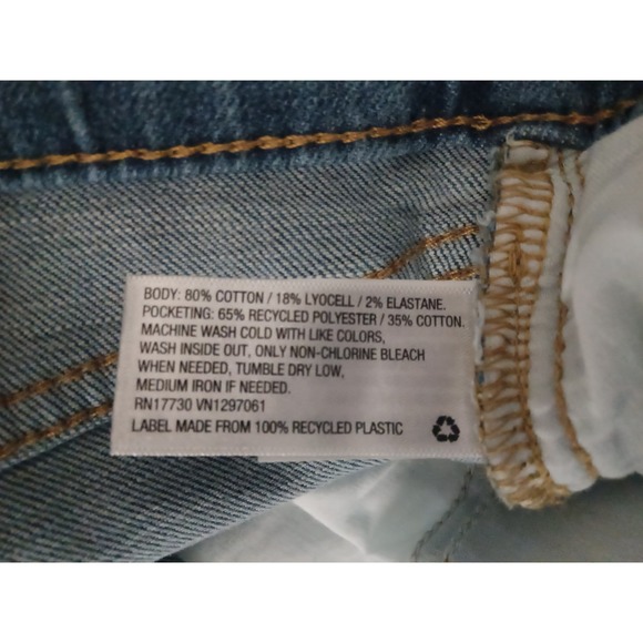 Goodfellow & Co Mens Skinny Jeans W34 L34 Light Wash Slim‎ Fit Hip & Thigh Denim - Picture 5 of 5